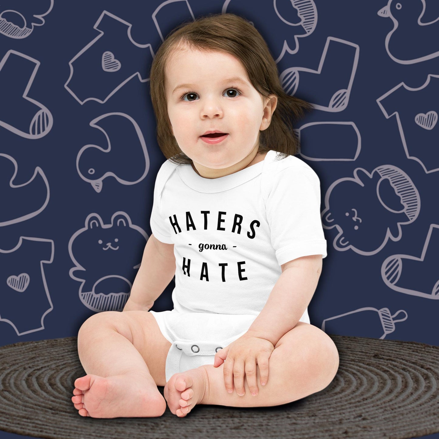 Haters Gonna Hate | Funny Baby Onesie | Infant Bodysuit