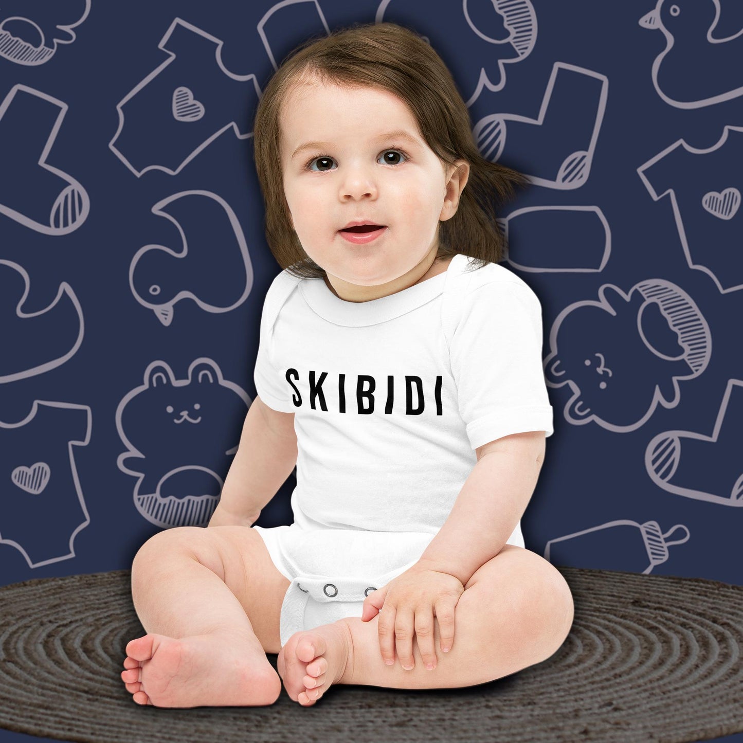 Skibidi | Funny Baby Onesie | Infant Bodysuit