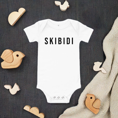 Skibidi | Funny Baby Onesie | Infant Bodysuit