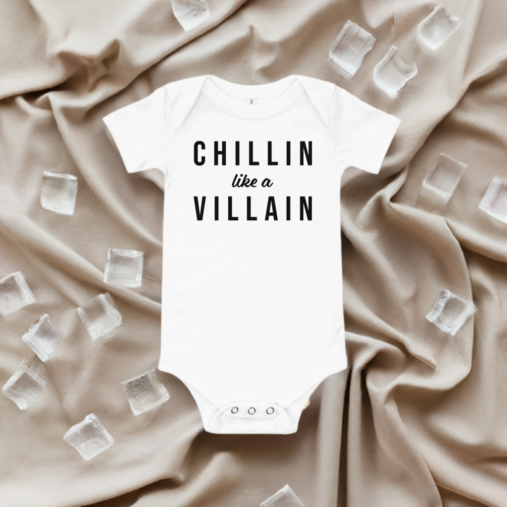 Chillin Onesie - Lifestyle Shot - Funny Baby Onesie - Cute Baby Onesie - Boy Baby Onesie - Girl Baby Onesie - Newborn Onesie - Baby Shower Gift - Baby Gift - Newborn Gift